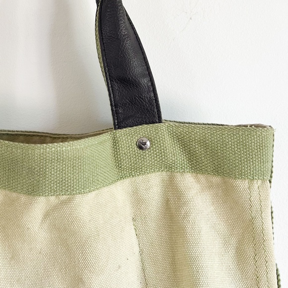 Awesome VTG Abercrombie & Fitch Thick Canvas Utility Mascot Tote Bag - Picture 4 of 9